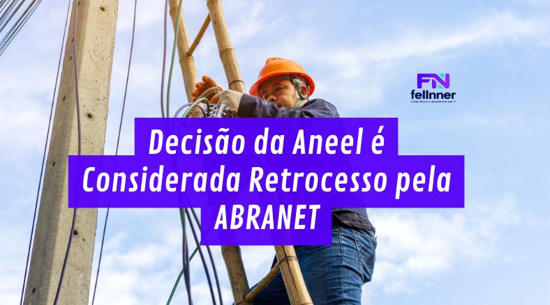 A recente decisão da Aneel é considerada retrocesso, é isso mesmo, a decisão da Agência Nacional de Energia Elétrica (Aneel) de interromper as negociações com o setor de telecomunicações